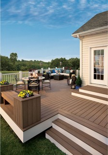 composite decking, outdoor furniture, outdoor living space