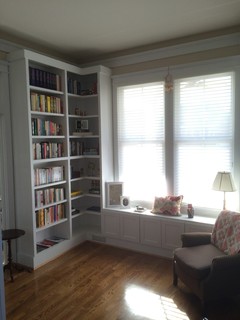 bookcases, bookshelves, built in